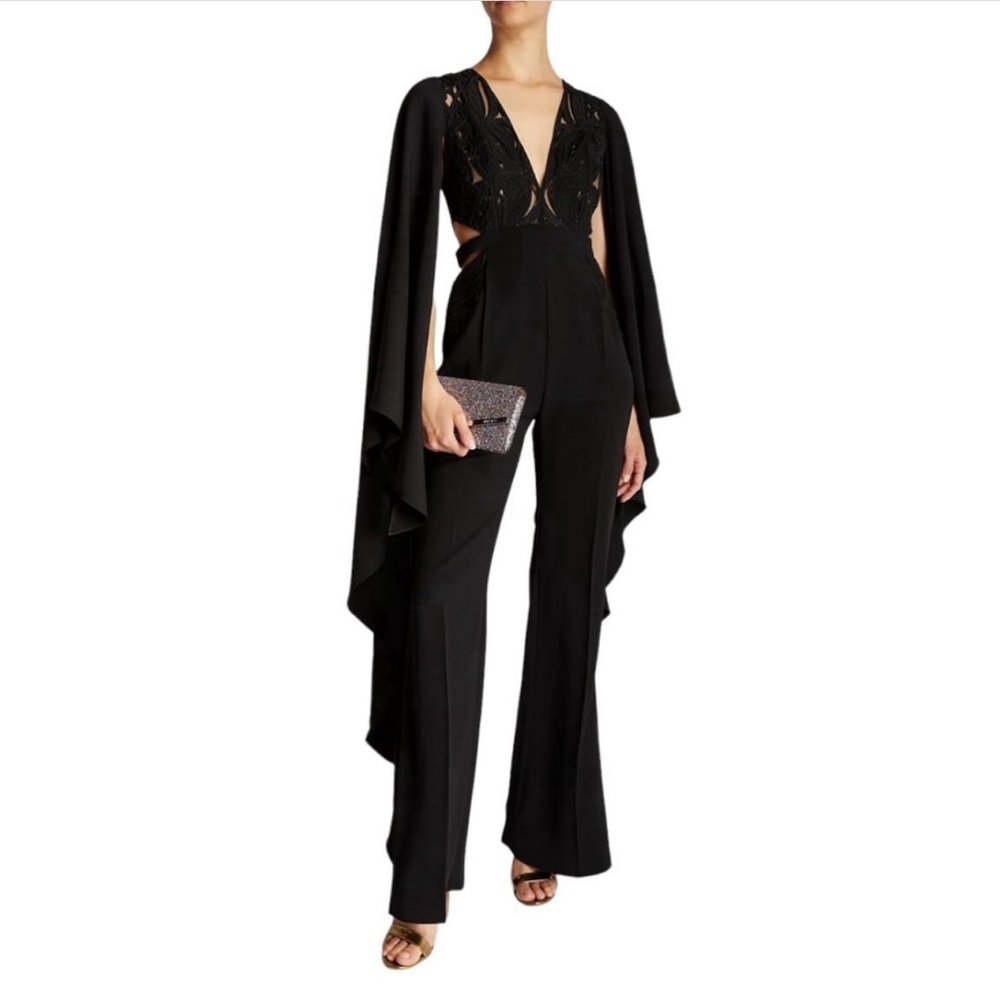 ZUHAIR MURAD Black Beaded Jumpsuit